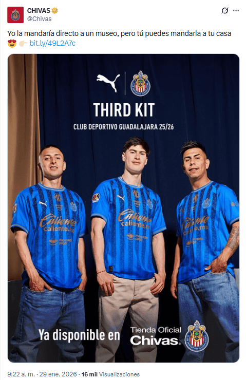 X / @Chivas&nbsp;