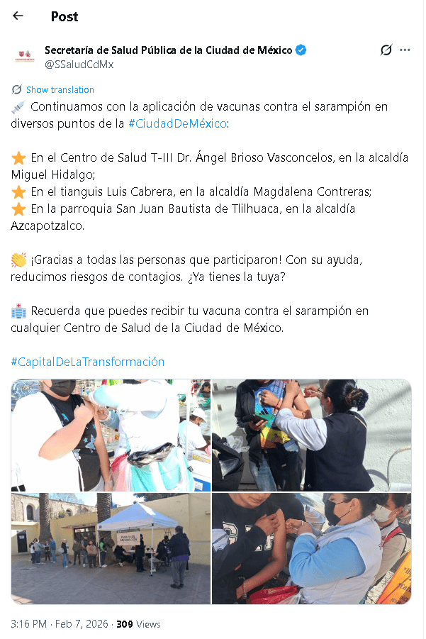 &nbsp;CAPTURA DE PANTALLA/X/&nbsp;@SSaludCdMx