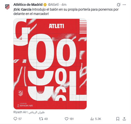 &nbsp;X / @Atleti