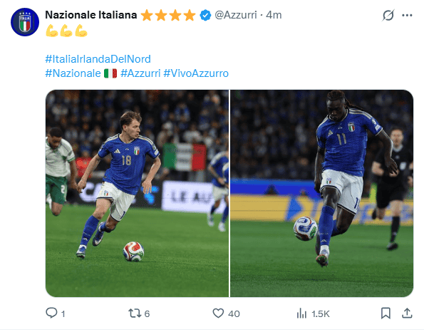 &nbsp;X / @Azzurri