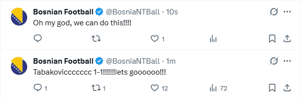 &nbsp;X / @BosniaNTBall