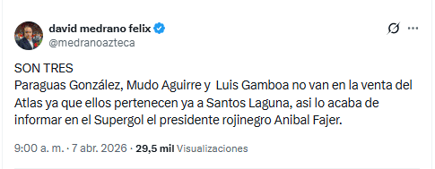 X / @medranoazteca&nbsp;