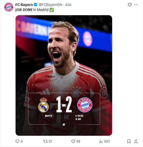 &nbsp;X / @FCBayernEN