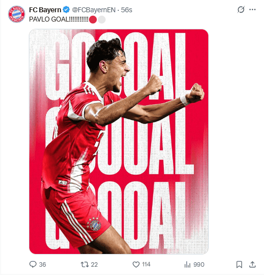 &nbsp;X / @FCBayernEN