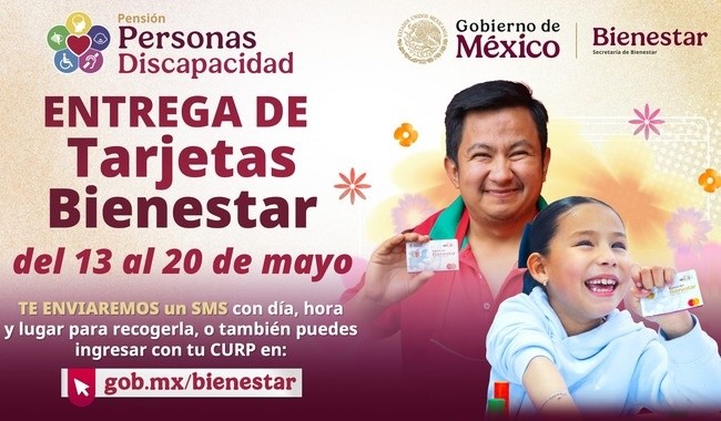 De acuerdo con la información oficial de la Secretaría de Bienestar, el último día para recoger el medio de pago es el 20 de mayo de 2026. ESPECIAL&nbsp;