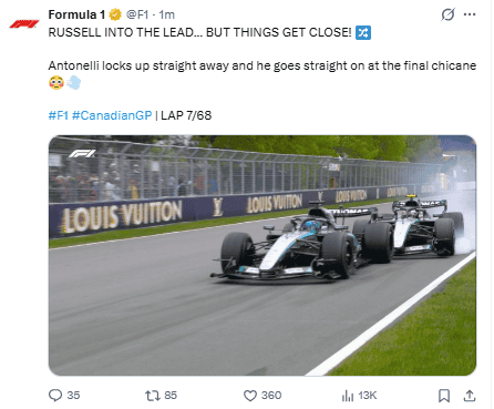 &nbsp;X / @F1