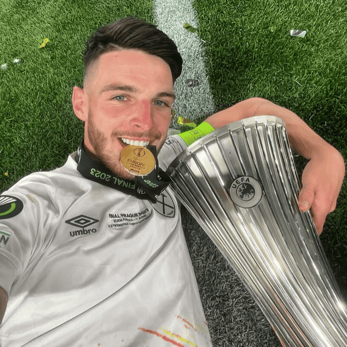 Declan Rice. INSTAGRAM / declanrice