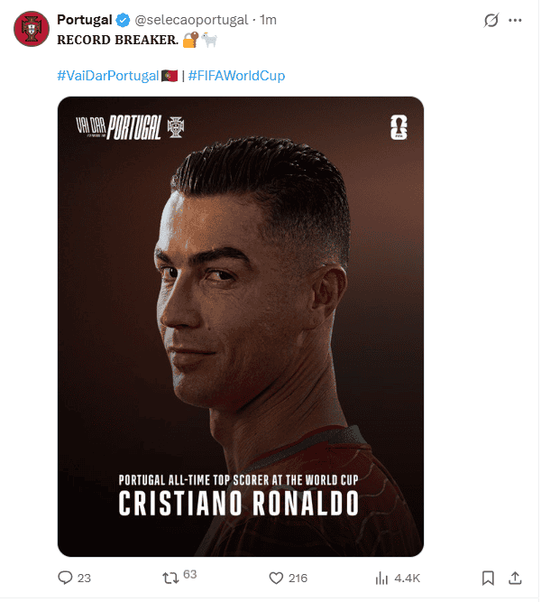 &nbsp;X / @selecaoportugal