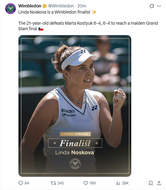 &nbsp;X / @Wimbledon