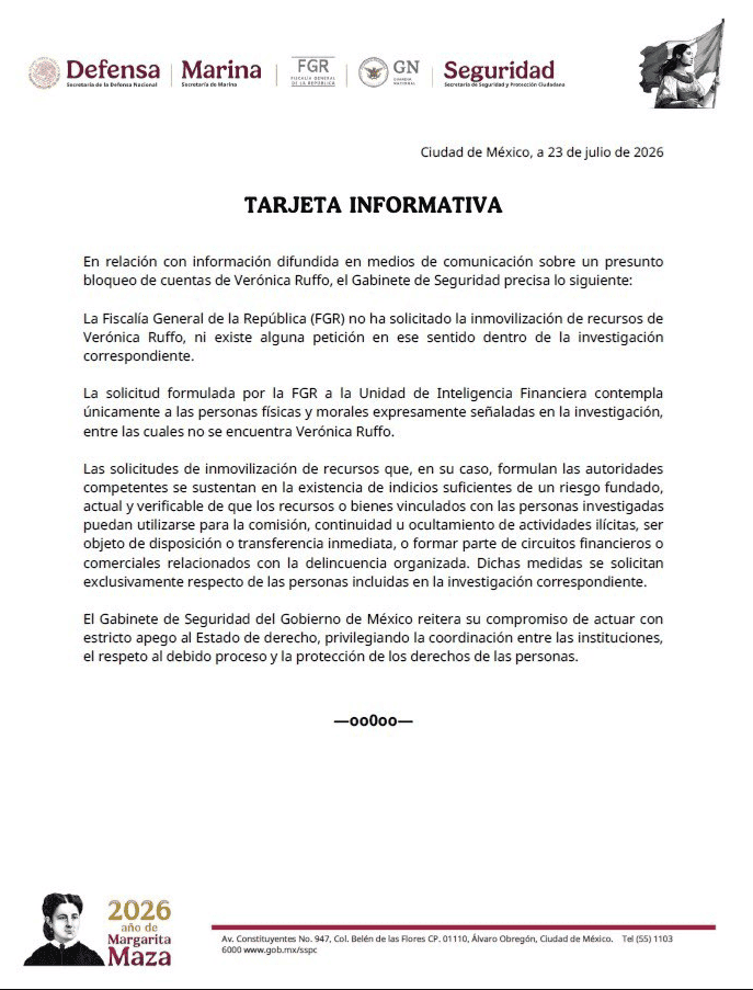&nbsp;X / @GabSeguridadMX