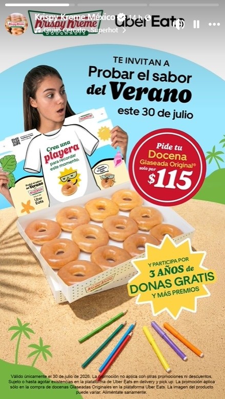 FACEBOOK / Krispy Kreme México