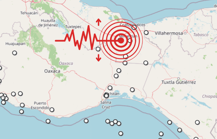 &nbsp;Sismo en Veracruz. ESPECIAL / SSN